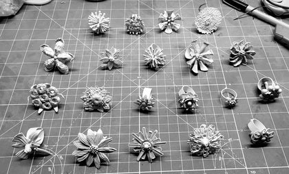 100 Floral Rings Collection