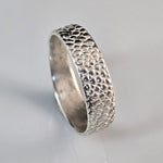 Stingray Convex Sterling Silver Band