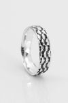 Cascade-Band-sterling-silver-ring-Silver-Beehive-Studio