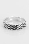 Cascade-Band-sterling-silver-ring-Silver-Beehive-Studio