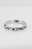 Palm-Frond-Band-sterling-silver-ring-Silver-Beehive-Studio