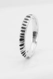 Palm-Frond-Band-sterling-silver-ring-Silver-Beehive-Studio