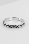 Chevron-Band-sterling-silver-ring-Silver-Beehive-Studio